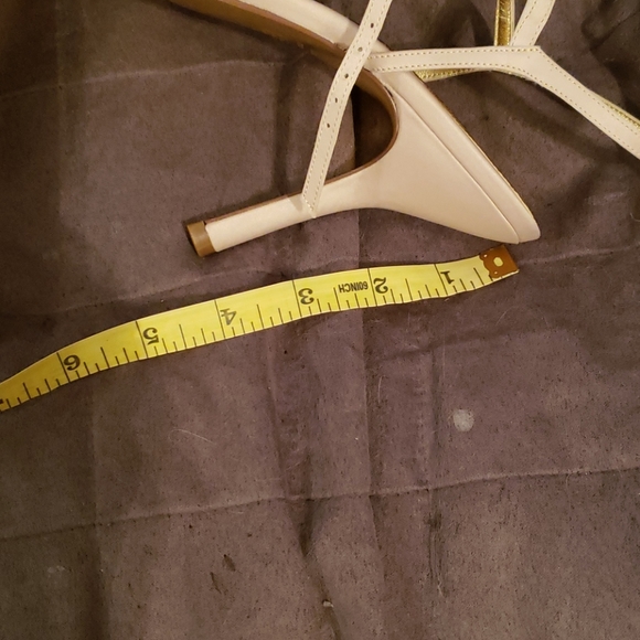 Nina NEW size 8.5 Nude Heels Rhinestones Holidays - Picture 6 of 6